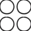 Mineas Hair Band Basic 8 pcs Black