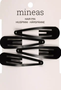 Mineas Hairclips Basic set of 4 black