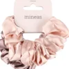 Mineas Scrunchie satin 2 pcs Dusty lilac/Rose