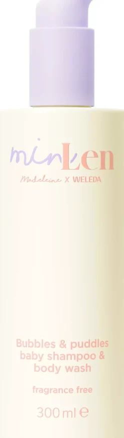 MinLen Bubbles & puddles baby shampoo & body wash 300 ml
