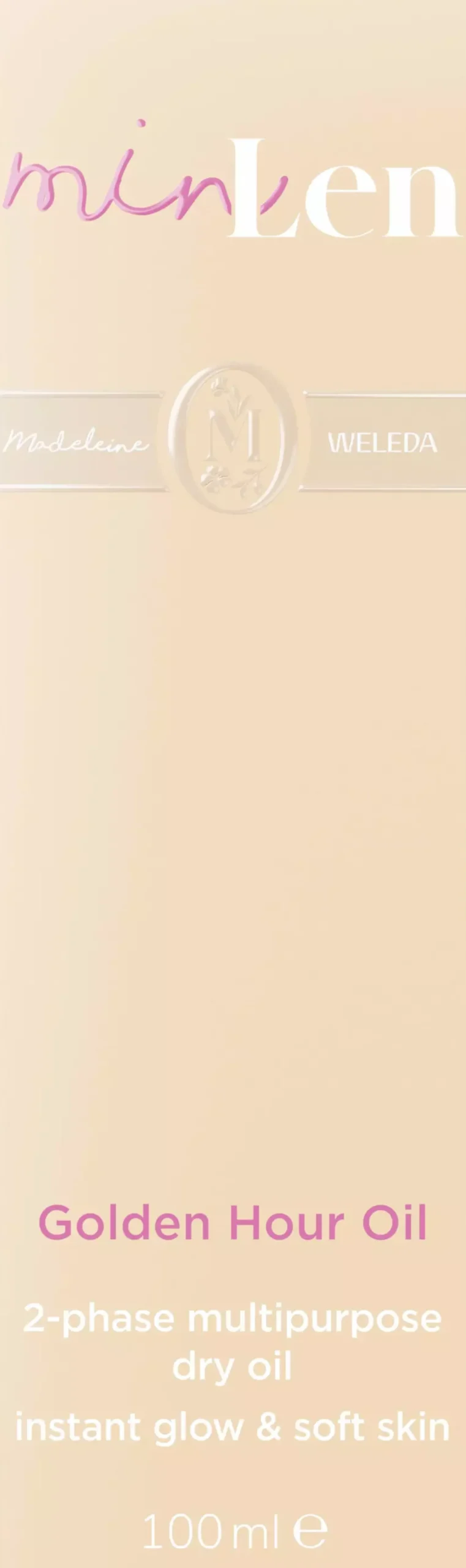 MinLen Golden hour oil 100 ml