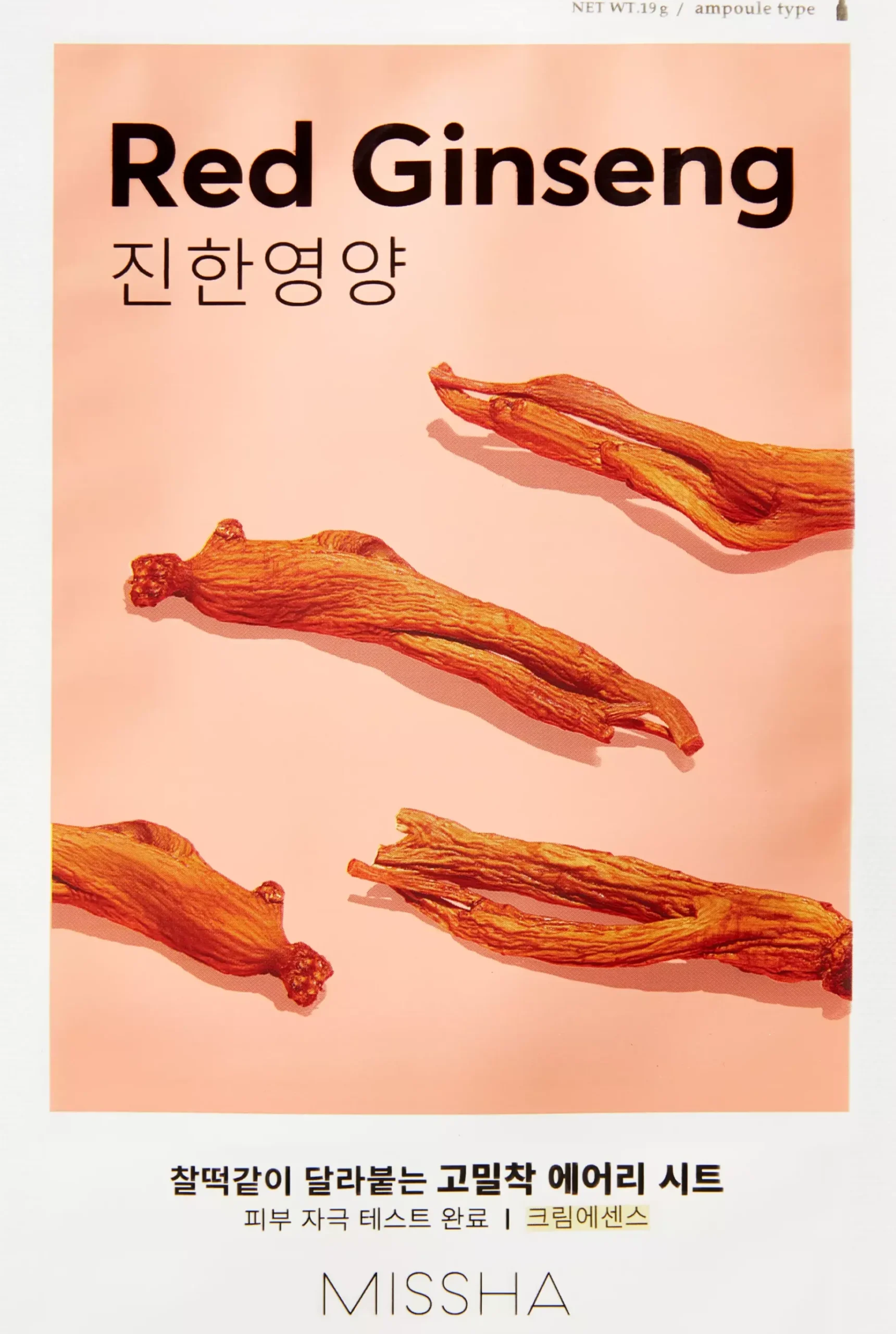 MISSHA Airy Fit Sheet Mask Red Ginseng 19 g