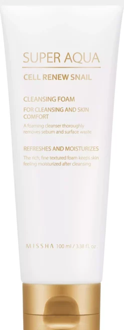 MISSHASuper Aqua Cell Renew Snail Cleansing Foam 100 ml
