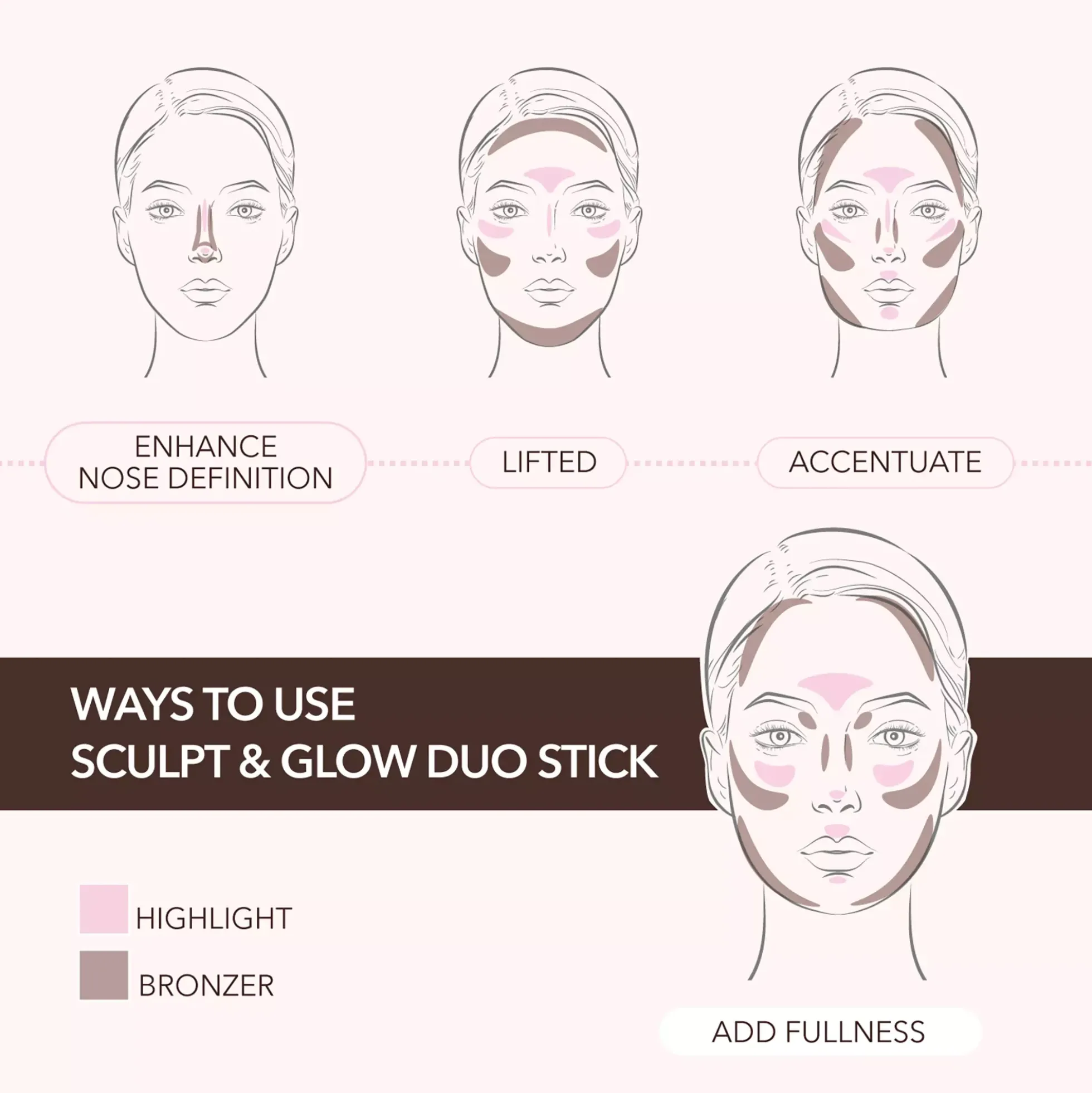 Moira Sculpt & Glow Duo Stick 300 Cool For Summer