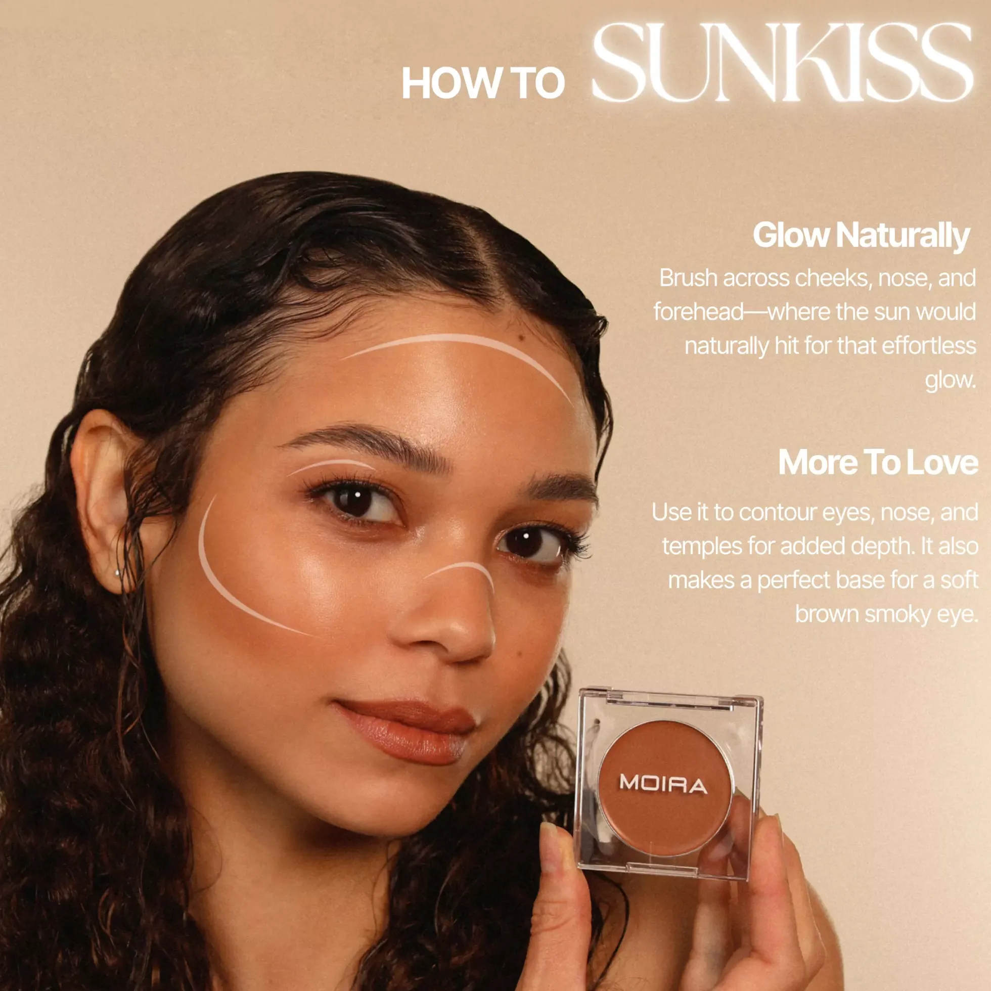 Moira Stay Golden Cream Bronzer & Contour 250N