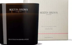 Molton Brown Delicious Rhubarb & Rose Luxury Scented Candle