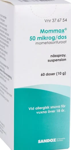Mommox Nässpray 50mg/dos 60 doser