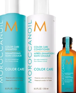 MoroccanoilColor Care Bundle Shampoo 250 ml & Conditioner 250 ml & Treatment Oil 100 ml