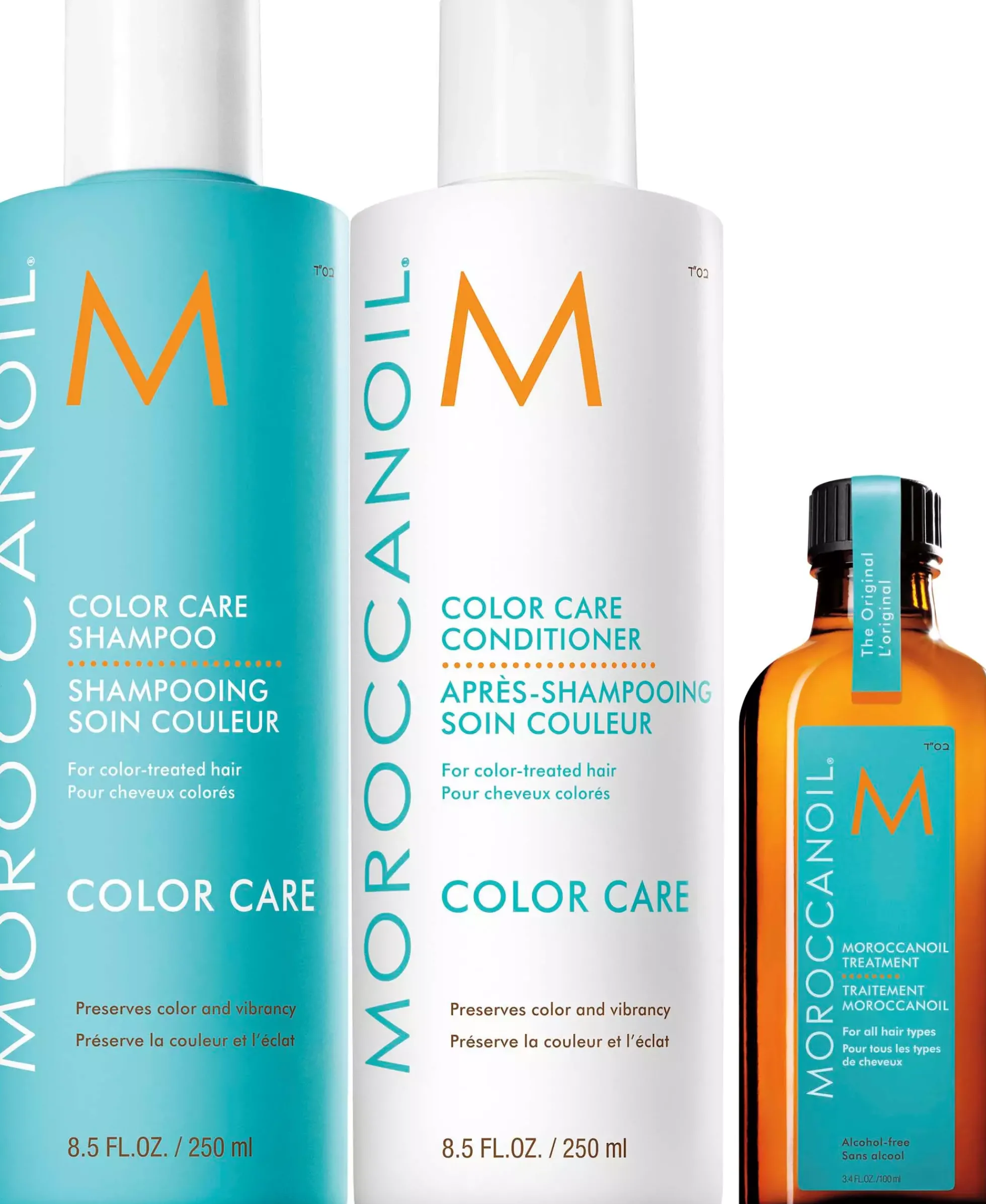 MoroccanoilColor Care Bundle Shampoo 250 ml & Conditioner 250 ml & Treatment Oil 100 ml