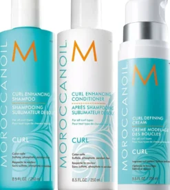 MoroccanoilCurl Bundle Shampoo 250 ml & Conditioner 250 ml & Defining Cream 250 ml