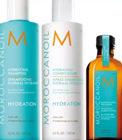 MoroccanoilHydration Bundle Shampoo 250 ml & Conditioner 250 ml & Treatment Oil 100 ml