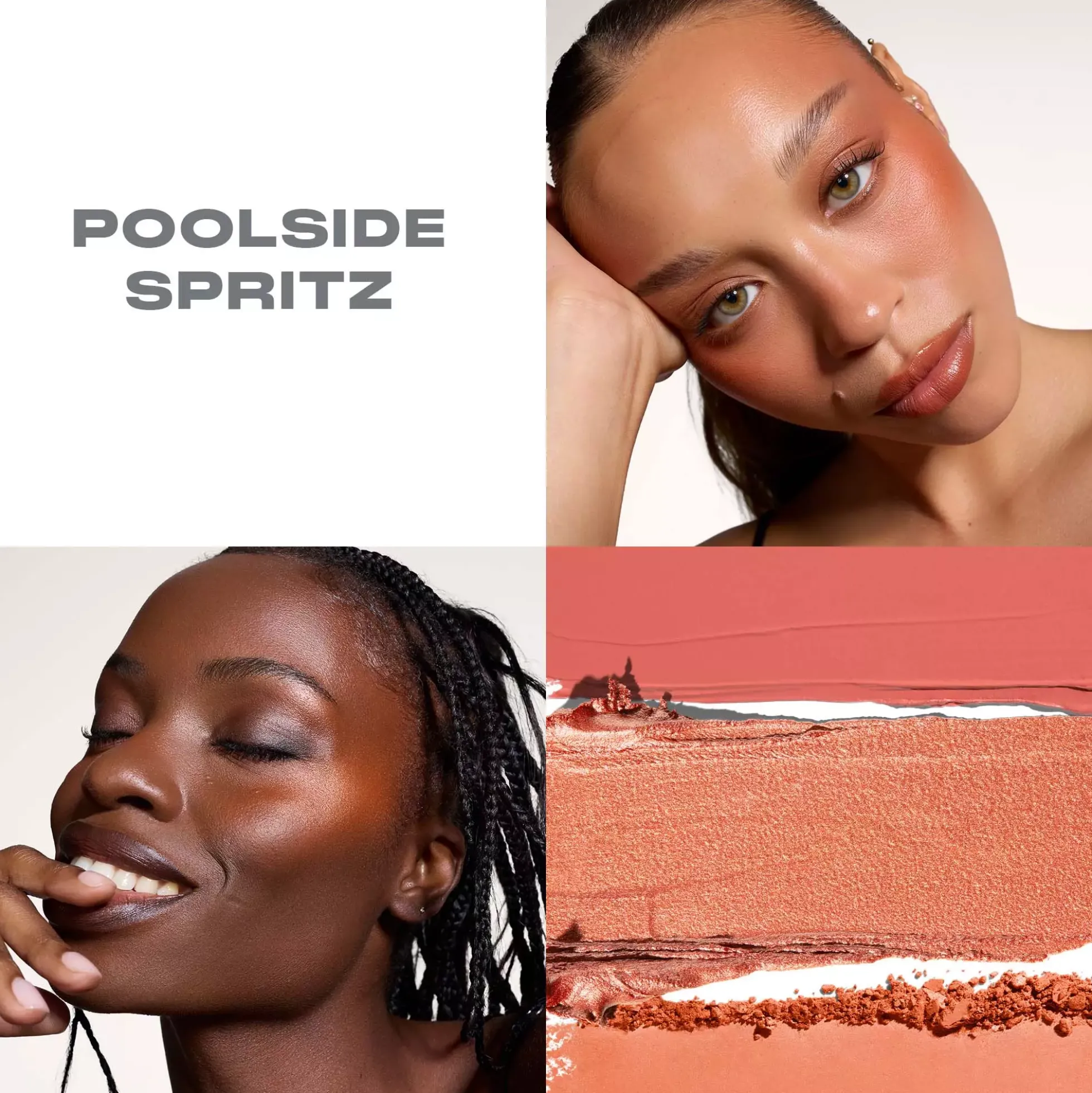 Morphe Cheek Thrills Multi-Finish Face Trio Poolside Spritz