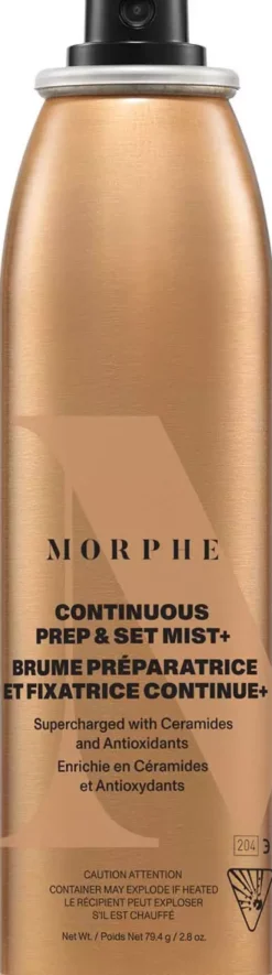 Morphe Continuous Prep & Set Mist+ Supercharged With Antioxidants And Ceramides Full-Size