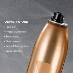 Morphe Jumbo Continuous Prep & Set Mist+ Supercharged With Antioxidants And Ceramides Jumbo