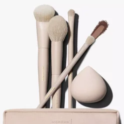 Morphe Oat Latte 5-Piece Face & Eye Brush Set