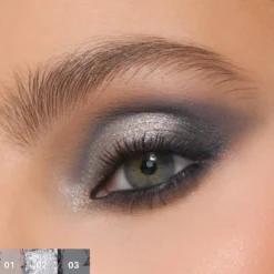 Morphe 6-Pan Eyeshadow Palette Cyber Chrome
