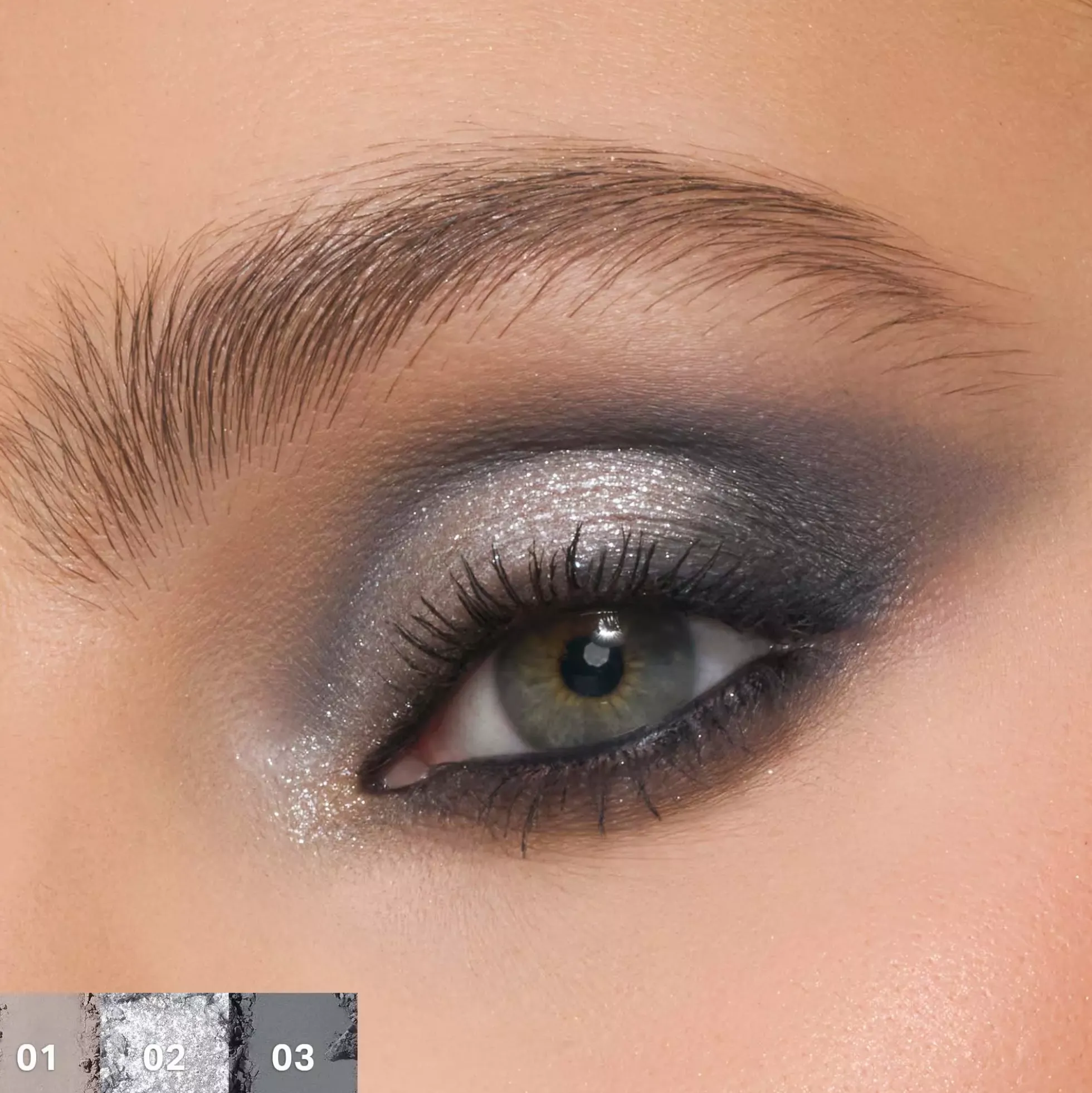 Morphe 6-Pan Eyeshadow Palette Cyber Chrome
