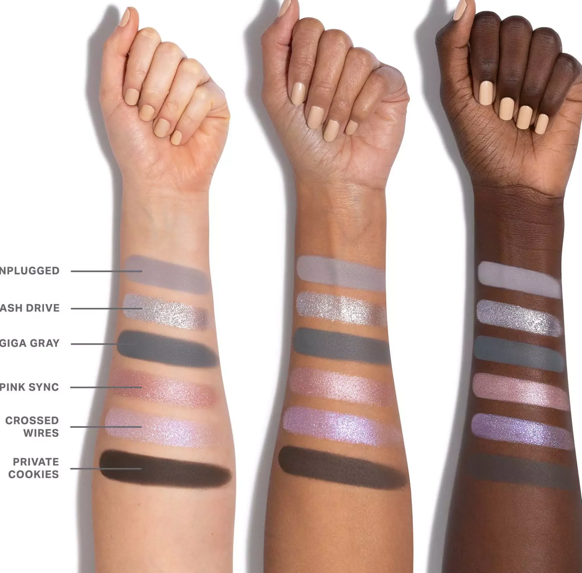 Morphe 6-Pan Eyeshadow Palette Cyber Chrome
