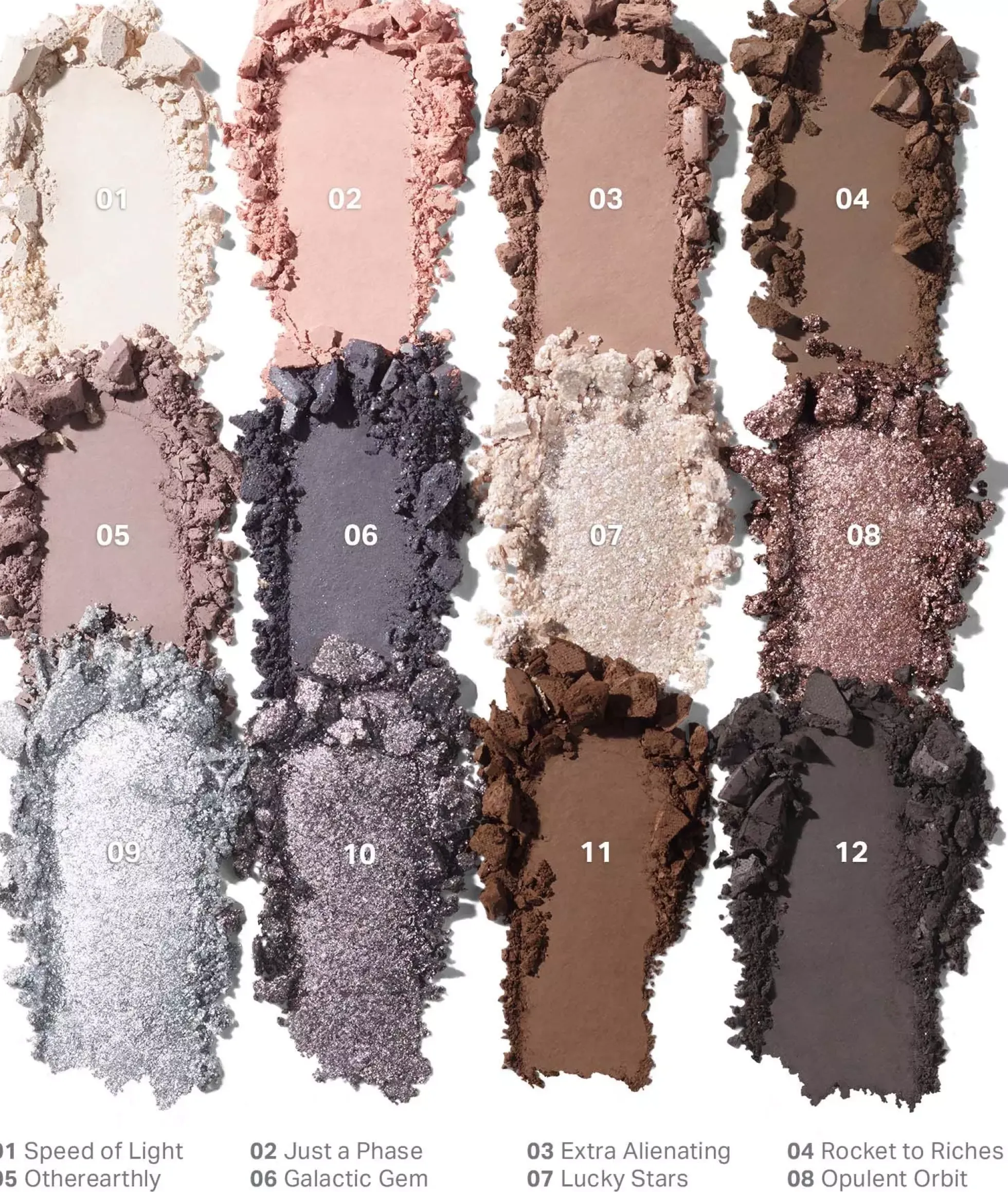 Morphe 12-Pan Eyeshadow Palette Moon Stone Moon Stone