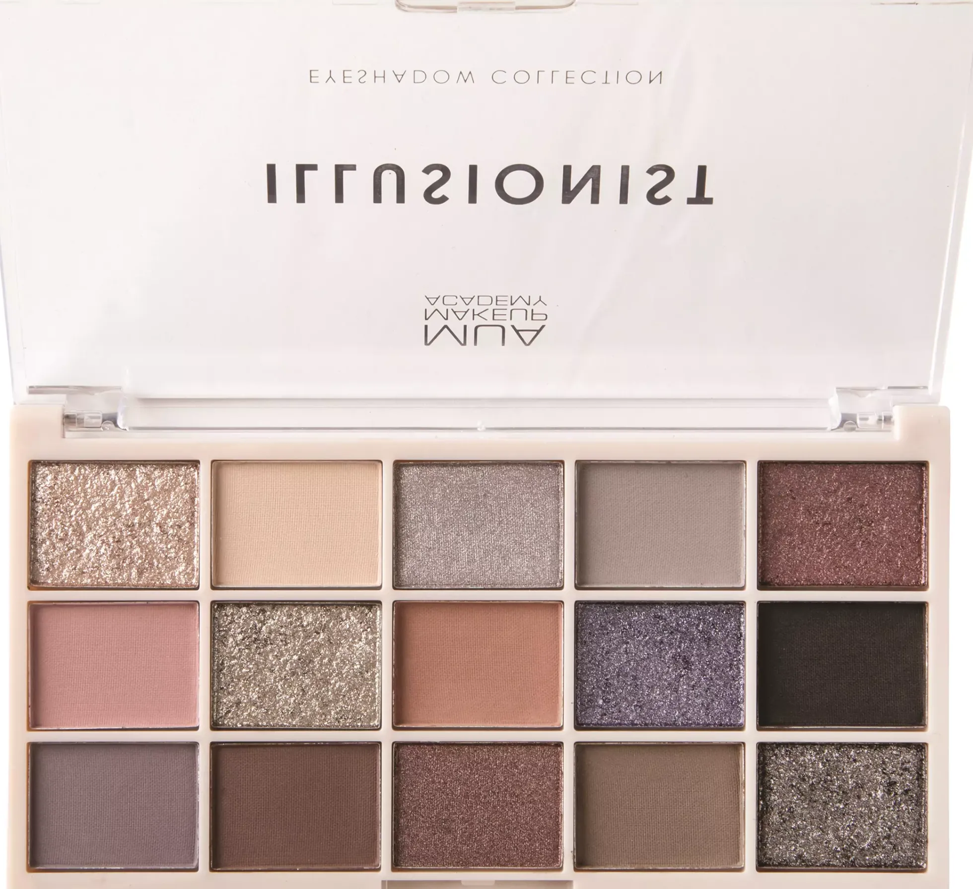 MUA Makeup Academy Eyeshadow Palette 15 Shades Illusionist