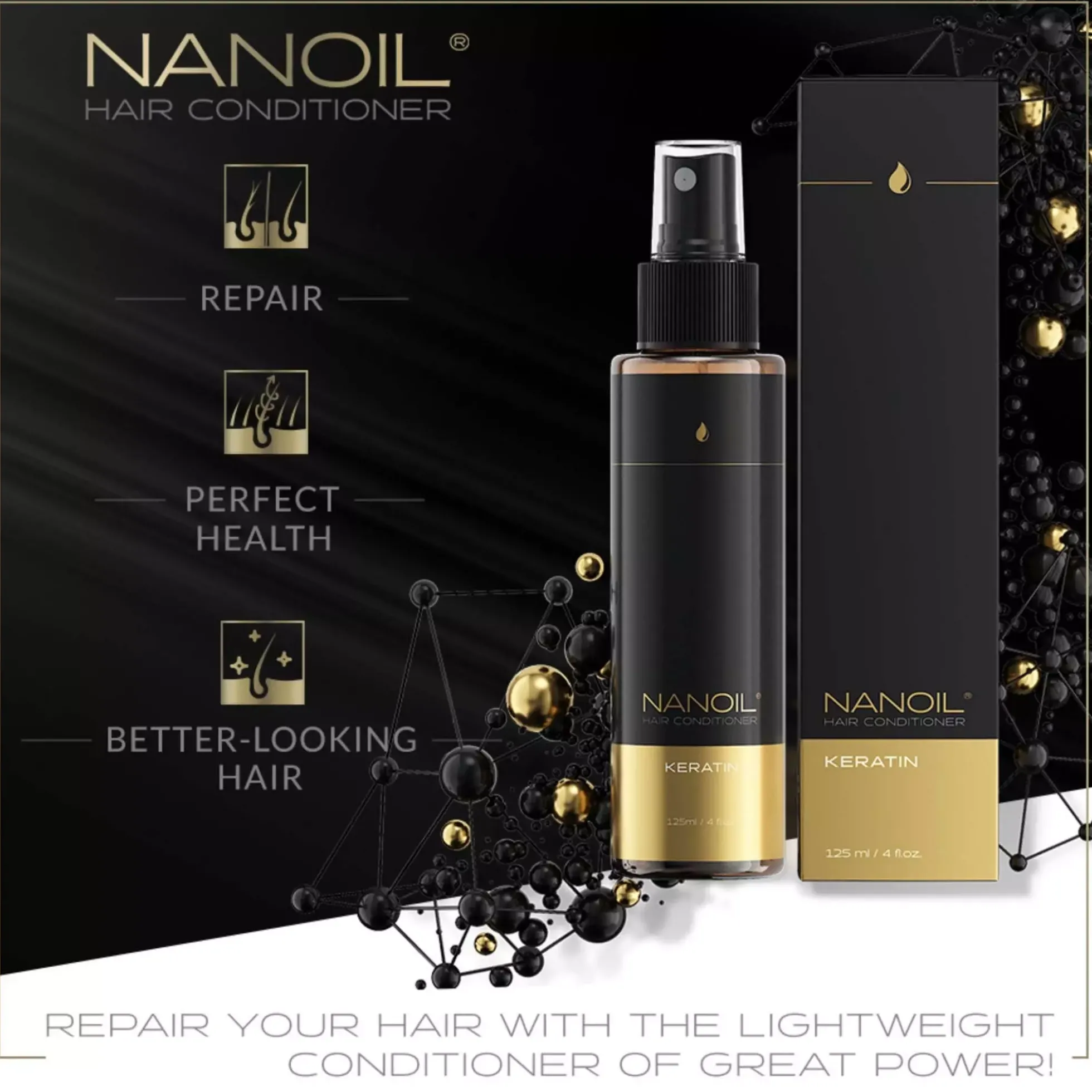 Nanoil Keratin Hair Conditioner 125 ml