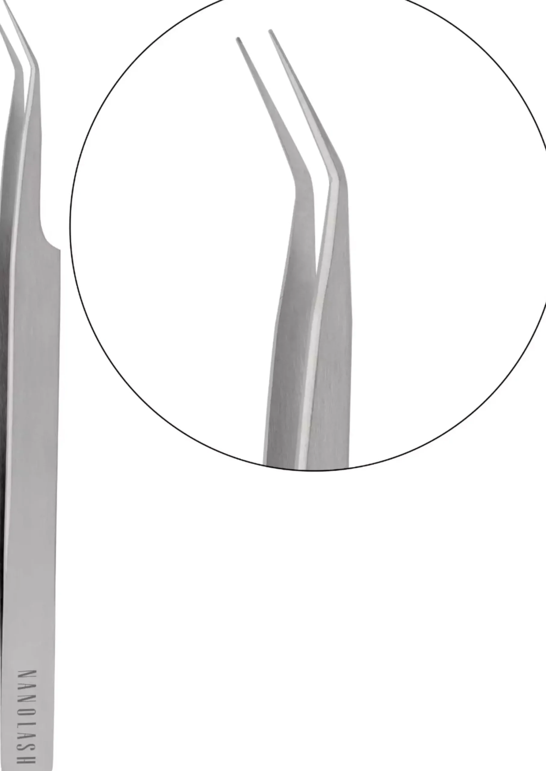 Nanolash Eyelash Tweezers Curved