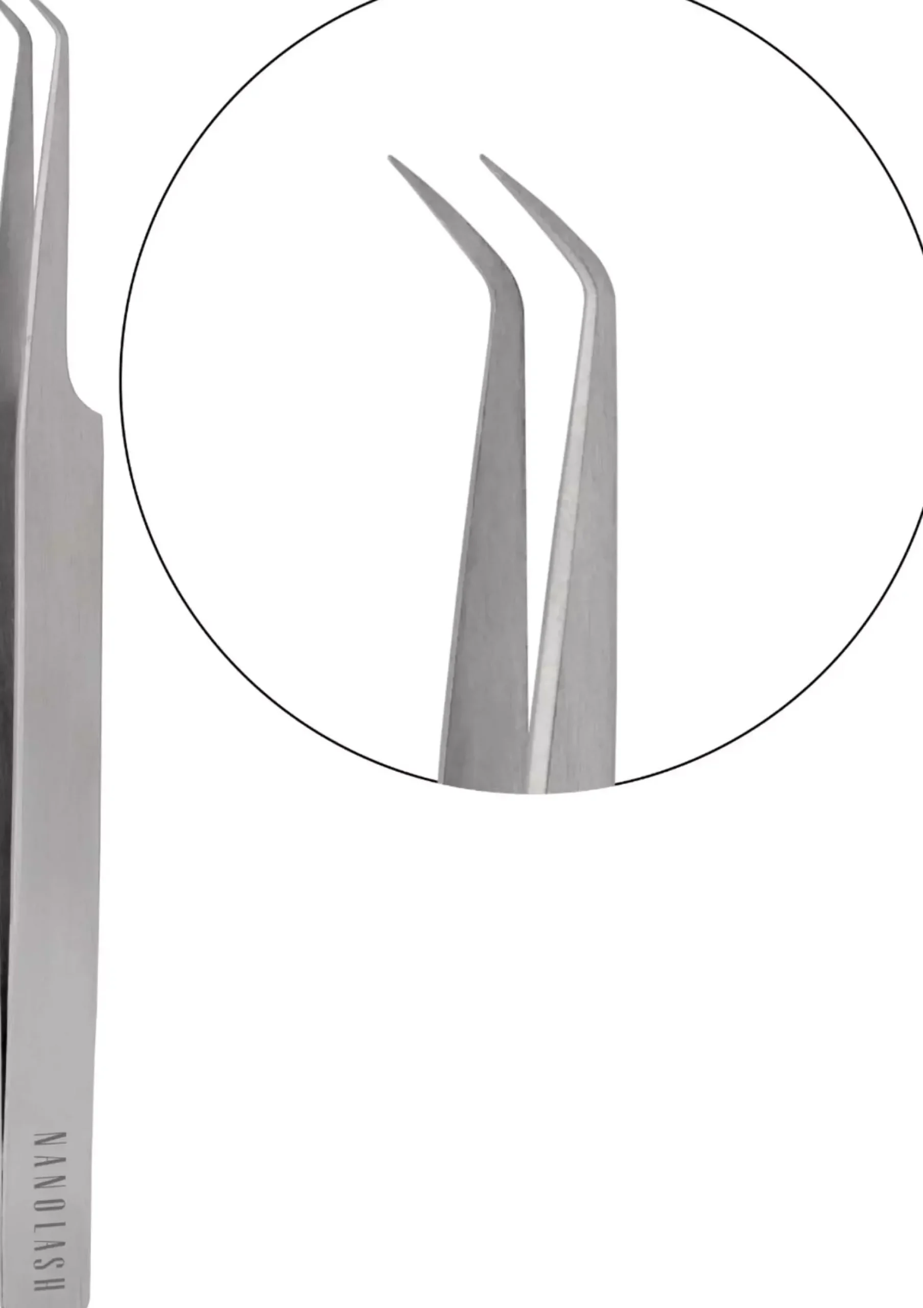 Nanolash Eyelash Tweezers L Shape