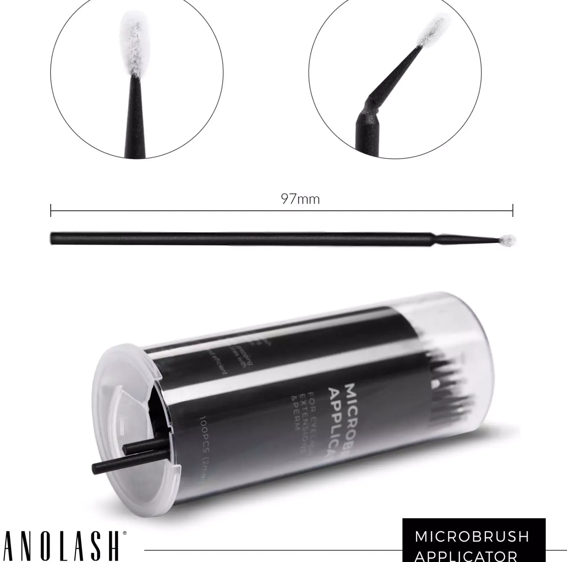 Nanolash Microbrush Applicators 2 mm