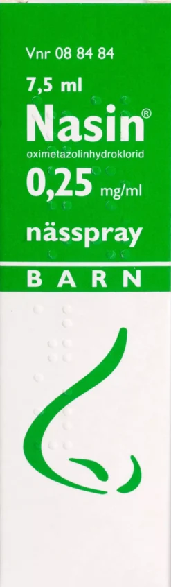 Nasin 0,25 mg/ml nässpray 7,5 ml