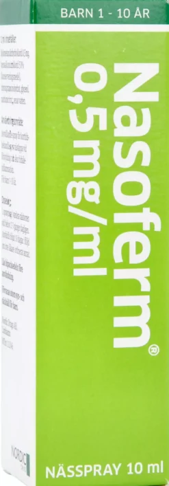 Nasoferm Nässpray 0,5mg/ml 10ml