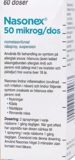 Nasonex Nässpray 60 doser