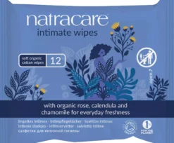 Natracare Intimate Wipes 12 pcs