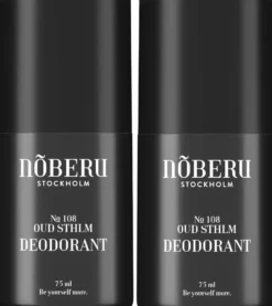 Nõberu Stockholm Bundle Deodorant No 108 Oud STHLM 75 ml x 2