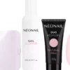 NEONAIL Nail Extention Kit With Duo Acrylgel Natural Pink & Modern Almond Forms