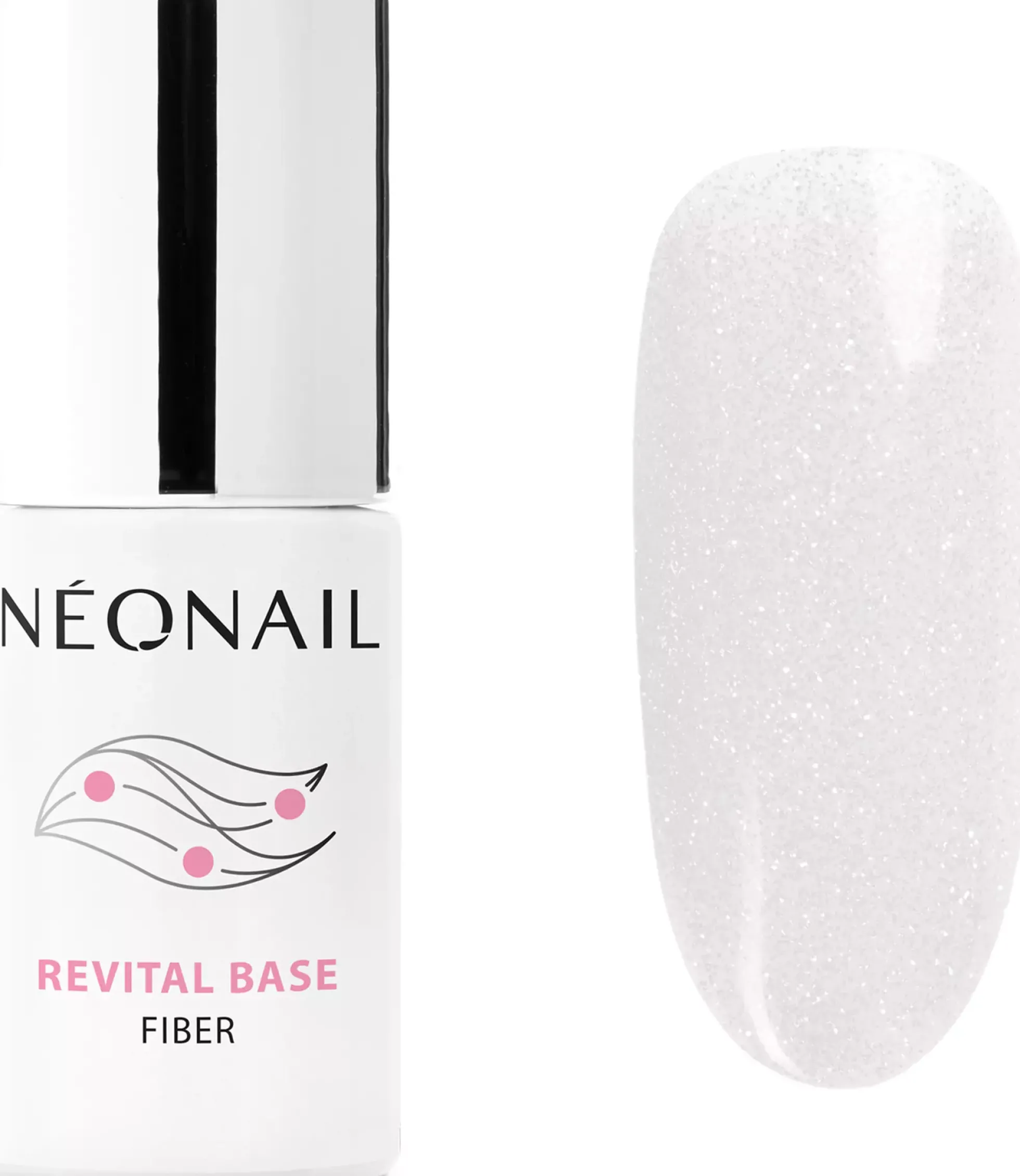 NEONAIL UV Gel Polish Revital Base Fiber Blinking Cover Pink