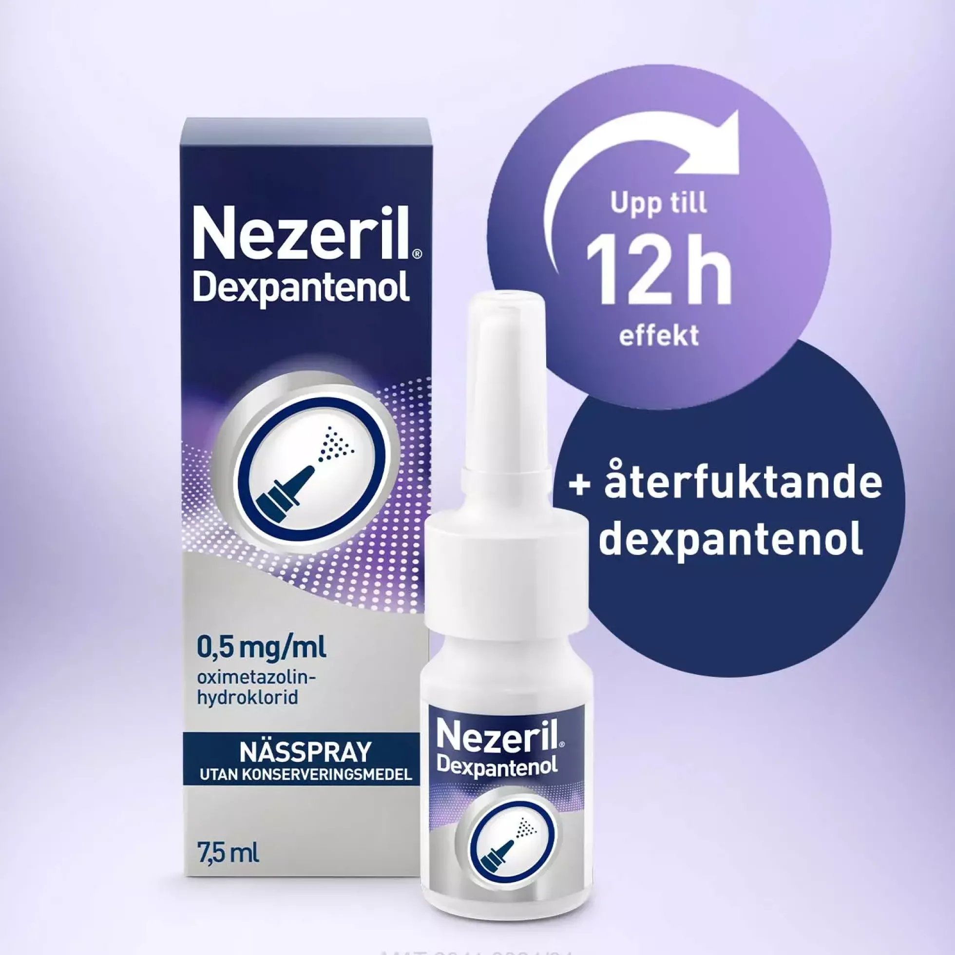 Nezeril Dexpantenol 0,5 mg/ml Nässpray 7,5 ml