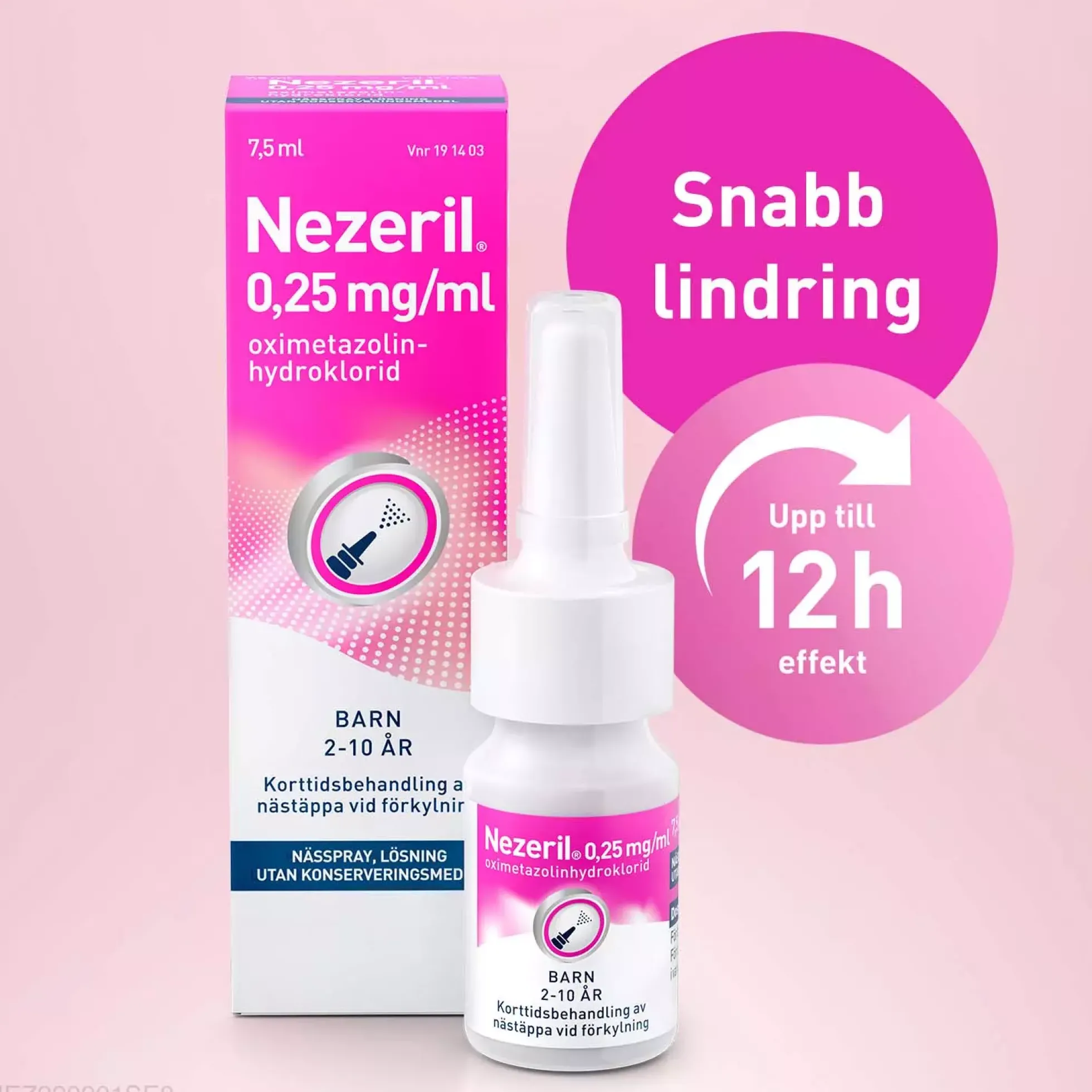 Nezeril Nässpray 0,25 mg/ml 7,5 ml 7,5 ml