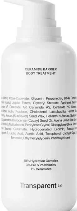 NICHE BEAUTY LABTransparent Lab Ceramide Barrier Body Treatment 400 ml
