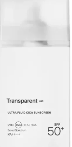 NICHE BEAUTY LABTransparent Lab Ultra Fluid Cica Sunscreen 100 ml