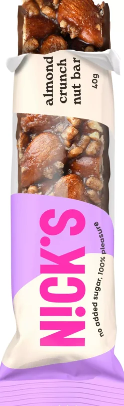 NICK'S Nut bar almond crunch 40 g
