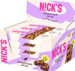 NICK'S Nut bar almond crunch 40 g x 12