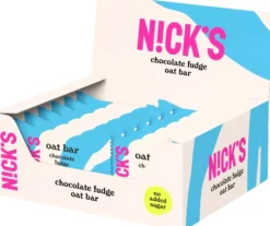 NICK'S Oat bar chocolate fudge 35 g x 12