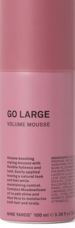 Nine Yards Go Large Volume Mousse 100 ml