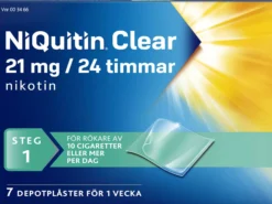 NiQuitin Clear 21 mg/24 Timmar Depotplåster 14 st