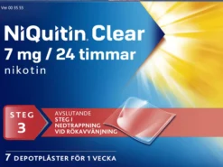 NiQuitin Clear 7 mg/24 Timmar Depotplåster 7 st