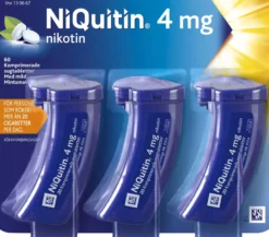 NiQuitin Komprimerad Sugtablett 4 mg 60 st