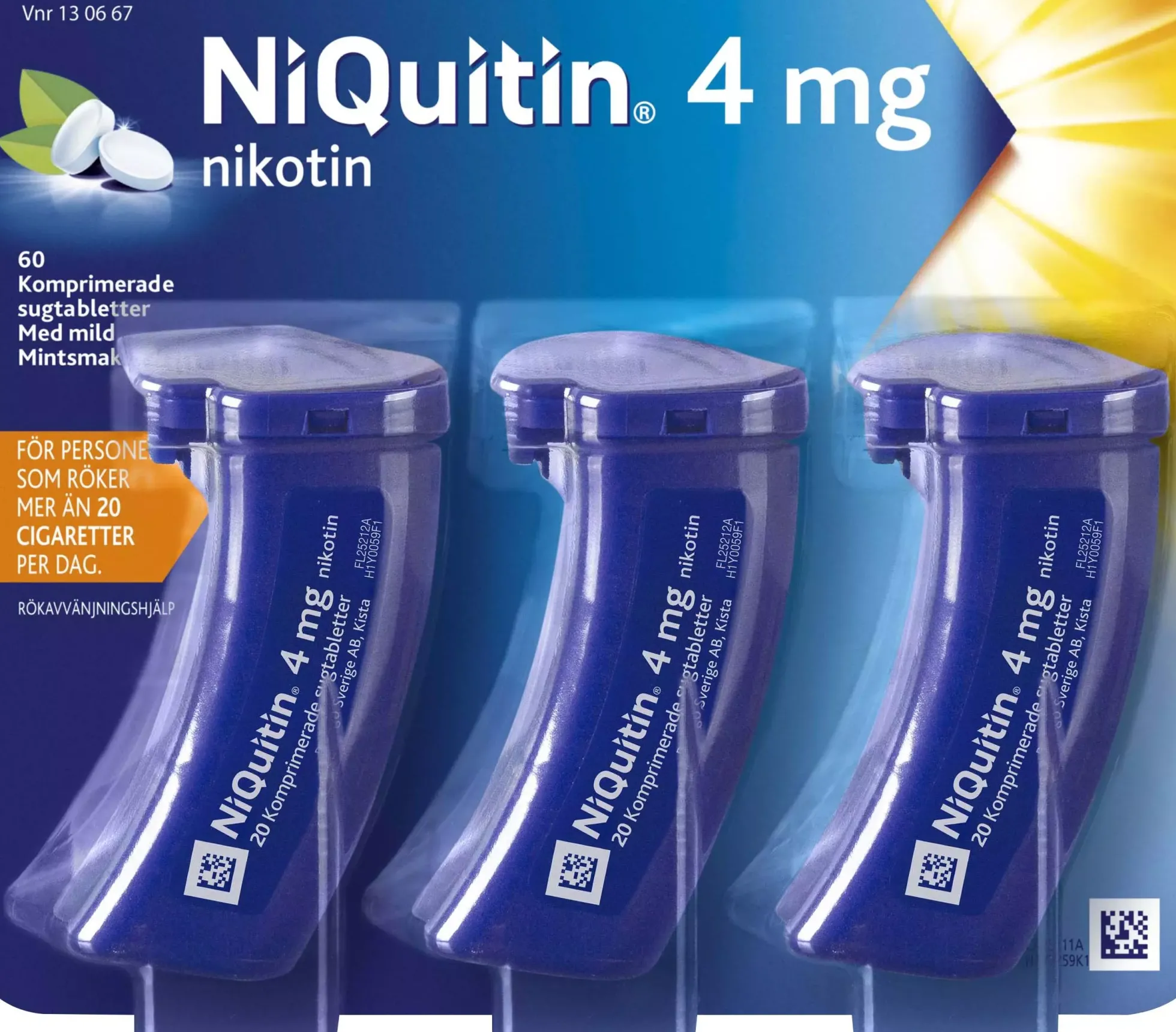 NiQuitin Komprimerad Sugtablett 4 mg 60 st