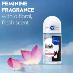 NIVEA Antiperspirant Deo Black & White Original Roll On 50 ml