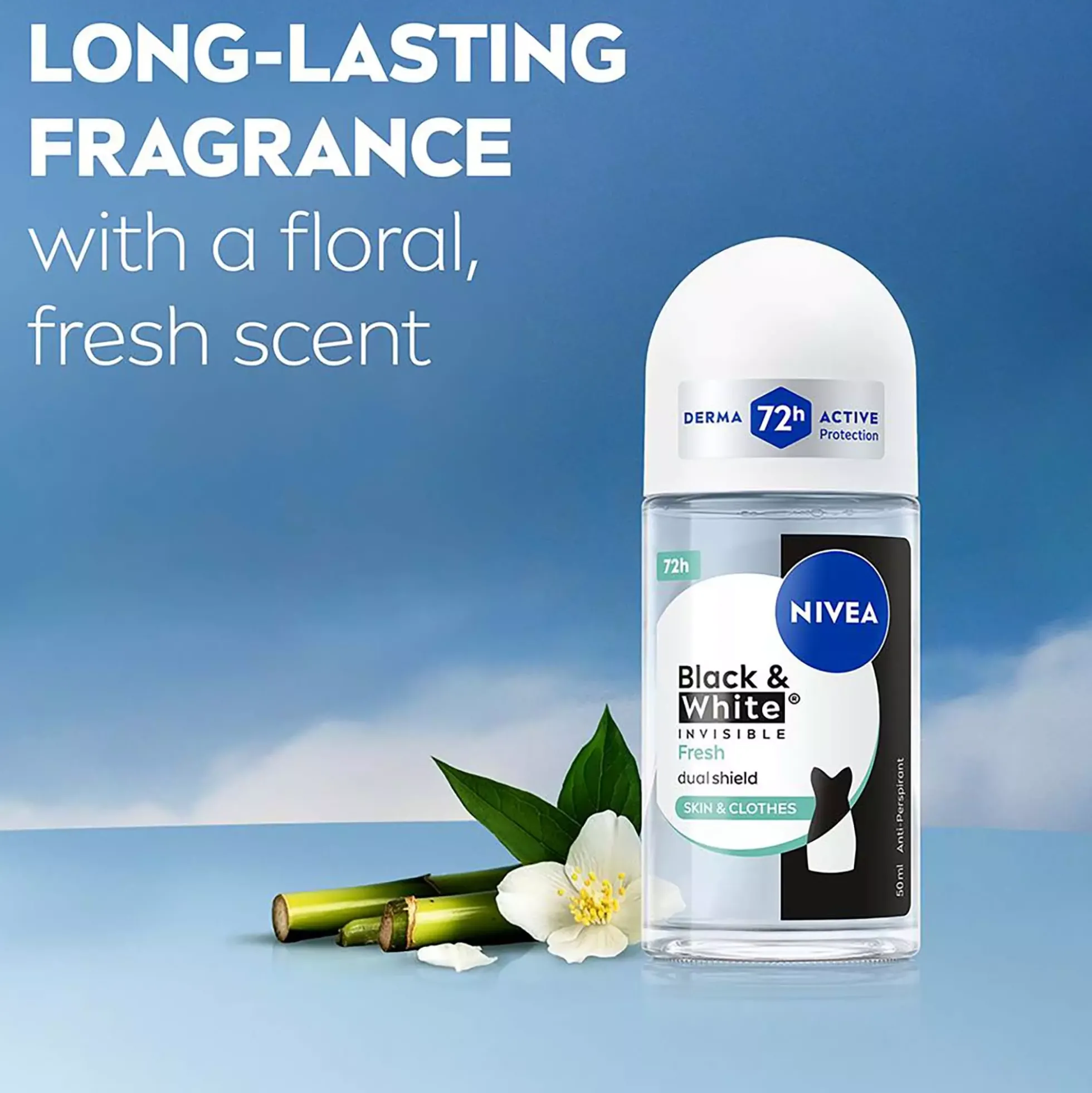 NIVEA Black & White Fresh Roll On 50 ml