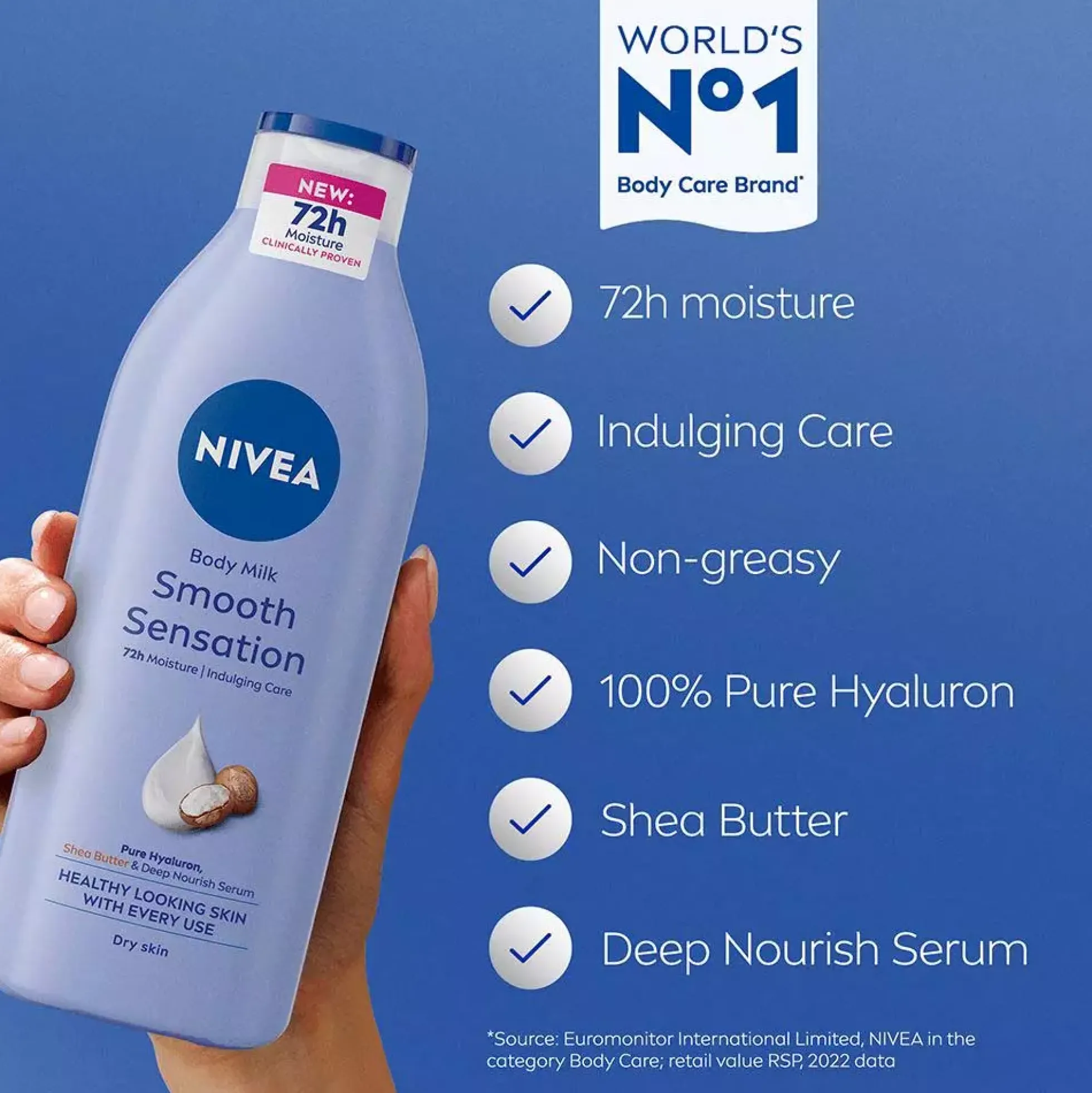 NIVEA Body Lotion Irresistibly Smooth 250 ml